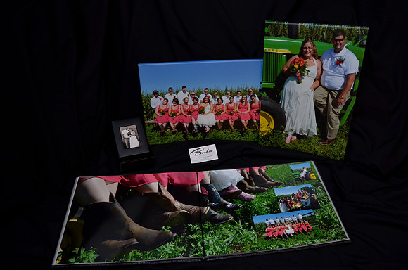 Couples Printed Book Two Page Spread