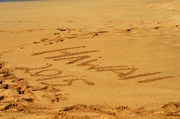 Writting in the Sand