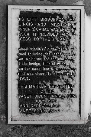 Lock 21 Marker - Wyanet
