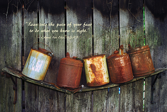 Leaning Cans