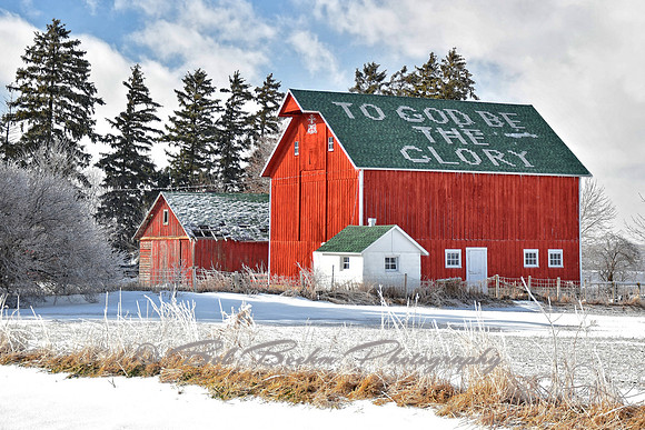 To God Be The Glory - Winter HDR