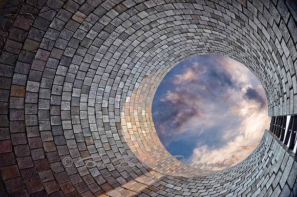 Details - Looking Up (Tile Silo)