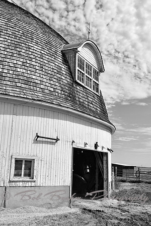 Round House Vertical BW