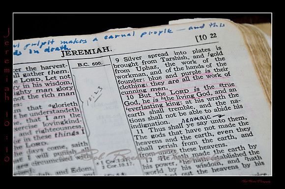 24 Jeremiah 10 10
