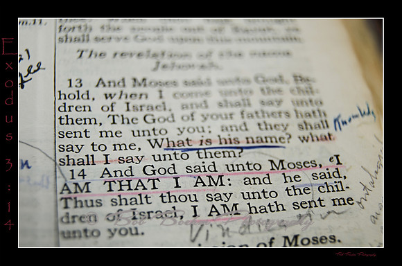 2 Exodus 3 14