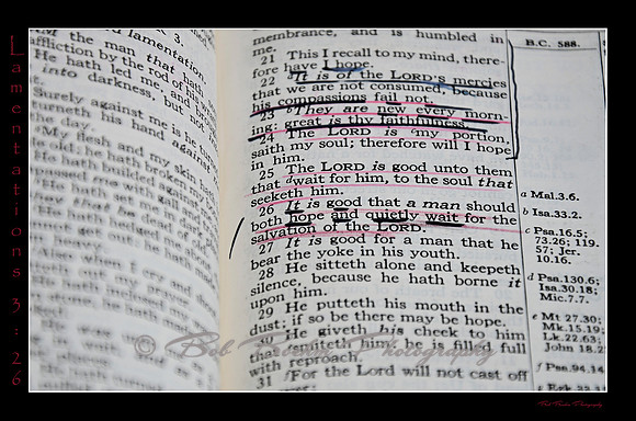 25 Lamentations 3 26