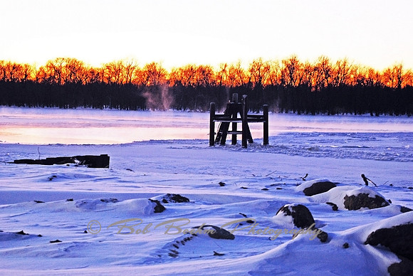 Sunset by the River