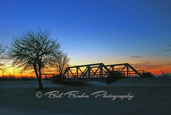 January Sunrise at the Bridge to Nowhere