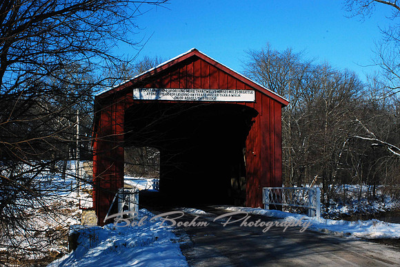 Red Covered Bridge - December