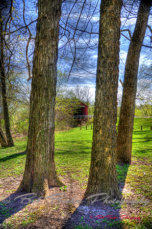 Princeton Red Covered Bridge HDR 6