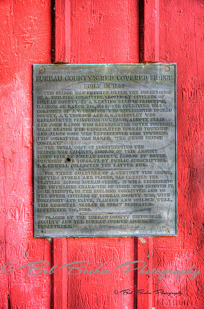 Princeton Red Covered Bridge HDR 2