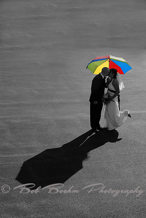 Bride & Groom Shadow Play