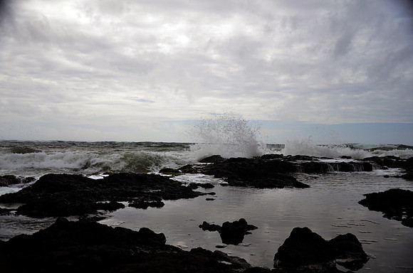 Wave Crash at Salt Pond Beach
