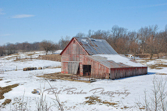 Stark County Barn Winter
