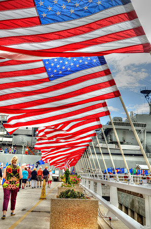 Avenue of Flags I