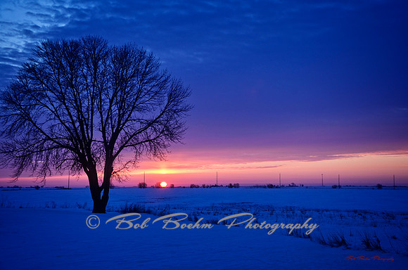 Bureau County Sunset