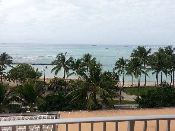 View From our Balcony