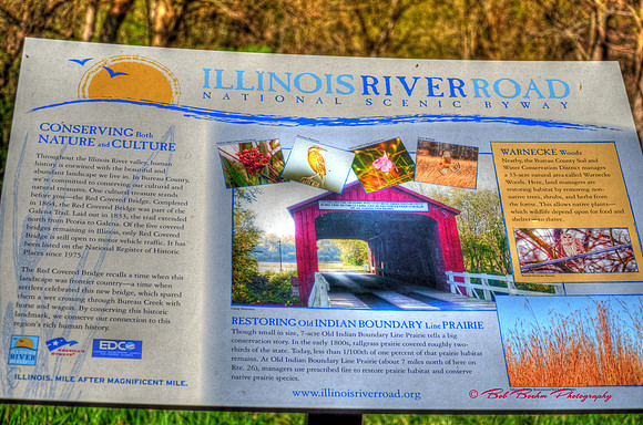 Princeton Red Covered Bridge HDR 7