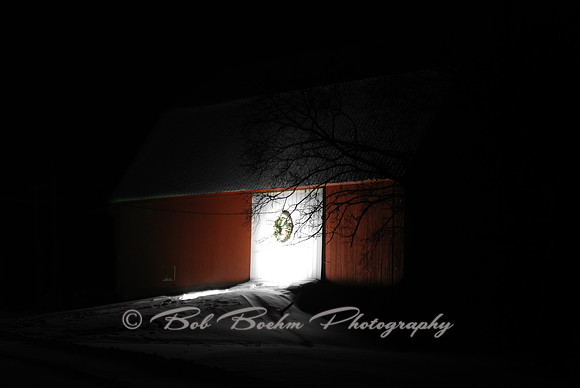 Christmas barn