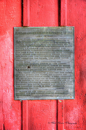 Princeton Red Covered Bridge HDR 2