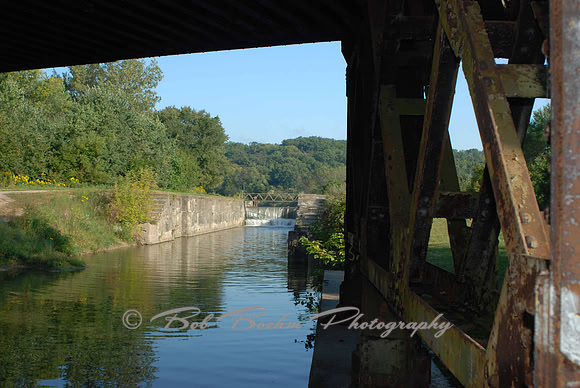 Lock 6 from Under the Railroad Bridge